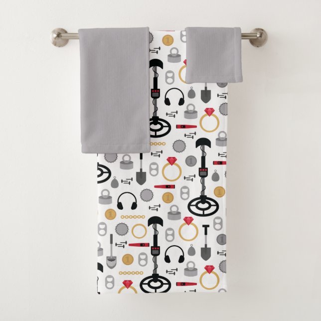 Conjunto de toalhas de banho de detecção de metais (Insitu)