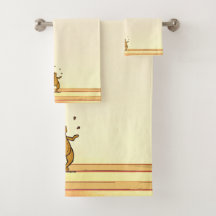 Conjunto de Toalhas de Banho de Esquilo Malabarist