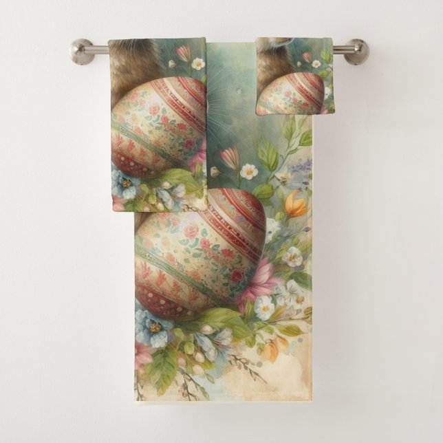 Conjunto de Toalhas de Banho de Férias de Páscoa d (Insitu)