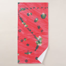 Conjunto de Toalhas de Banho de Fluxo de Amor