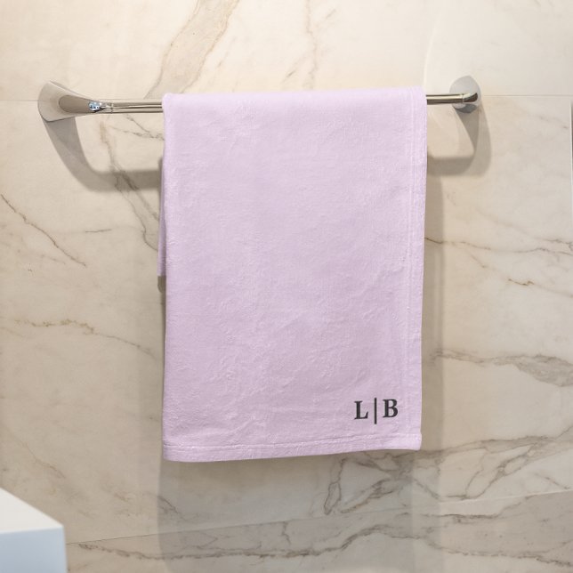 Conjunto de toalhas de banho de Lavanda personaliz (Criador carregado)