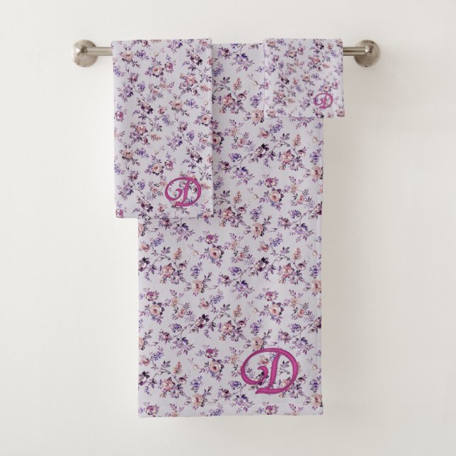 Conjunto de toalhas de banho de luxo Elegante Flor (Insitu)