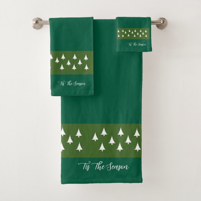 Conjunto de Toalhas de Banho de Natal Evergreen Tr (Insitu)