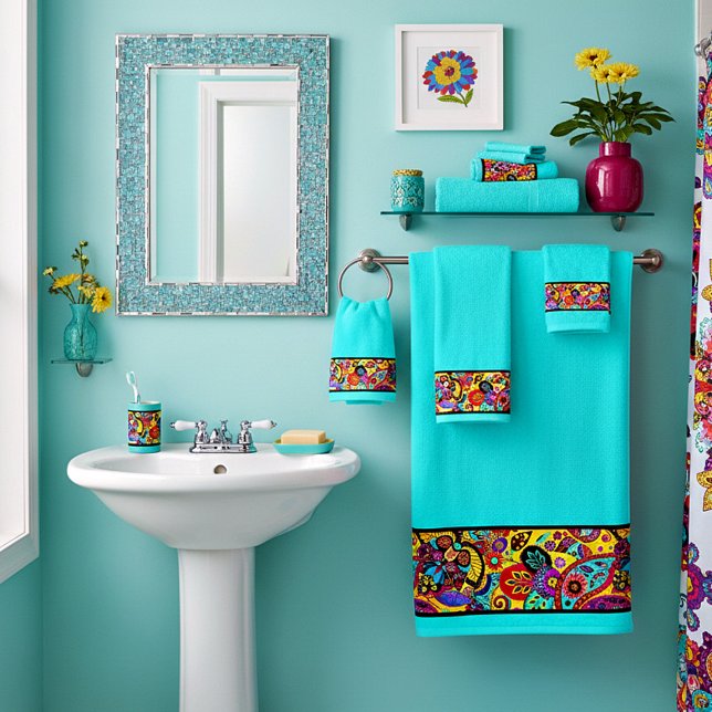 Conjunto de toalhas de banho de paisley floral bri (Criador carregado)