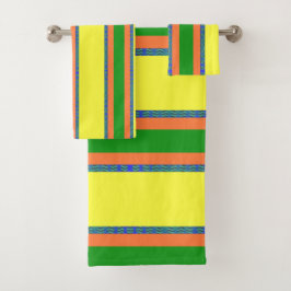 Conjunto de Toalhas de Banho de Peça Amarelo Citru