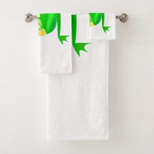 Conjunto de toalhas de banho de Sapo de festa feli
