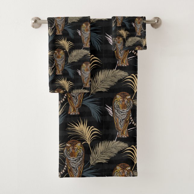 Conjunto de Toalhas de Banho de Tigres (Insitu)