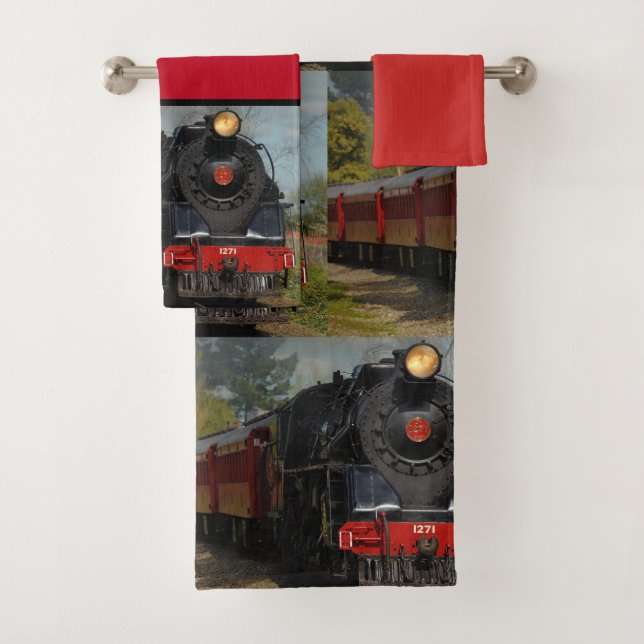 Conjunto de Toalhas de Banho de Trem da Ferrovia V (Insitu)