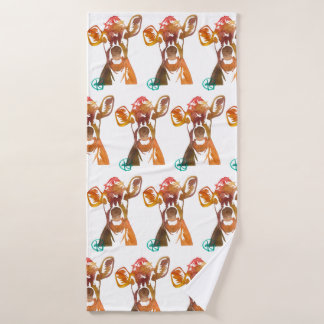 Conjunto de Toalhas de Banho de Vaca Perfeita