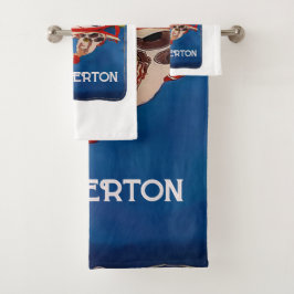 Conjunto de toalhas de banho Design personalizadas