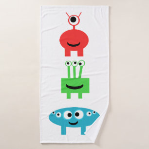 Conjunto de Toalhas de Banho Divertidos Meninos Mo
