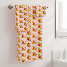 Conjunto de Toalhas de Banho do Pooh