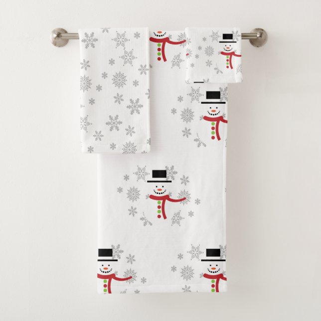 Conjunto de Toalhas de Banho Floco de Neve e Bonec (Insitu)