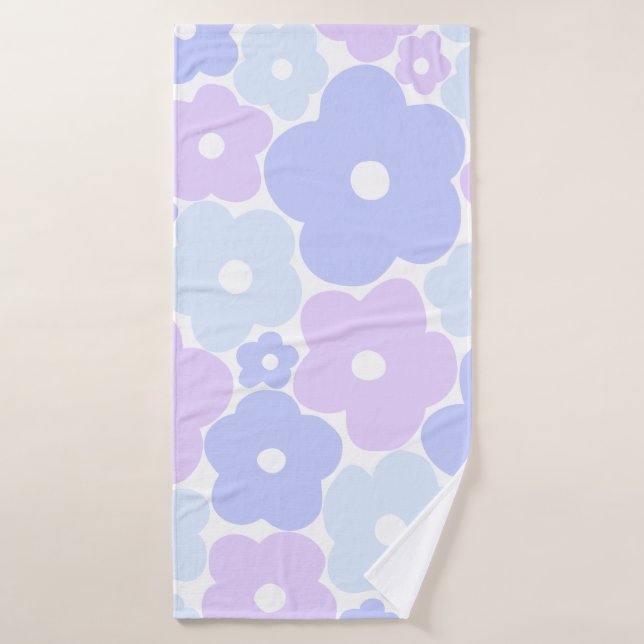 Conjunto de toalhas de banho floral da Pastel (Toalha de Banho)