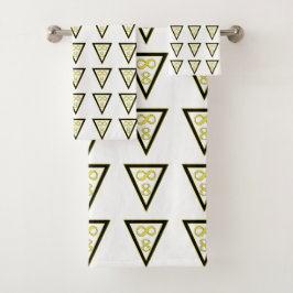 Conjunto de toalhas de banho infienity 8