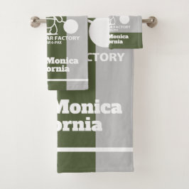 Conjunto de Toalhas de Banho MONO2 da Fábrica de U