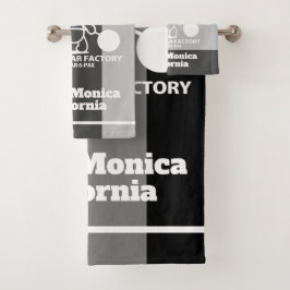 Conjunto de Toalhas de Banho MONO 2020 da Fábrica