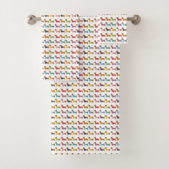 Conjunto de Toalhas de Banho Multicoloridas de Dac (Insitu)