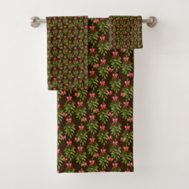 Conjunto de Toalhas de Banho - Natalinas