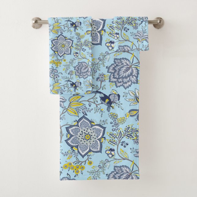 Conjunto de Toalhas de Banho Paraíso Azul (Insitu)
