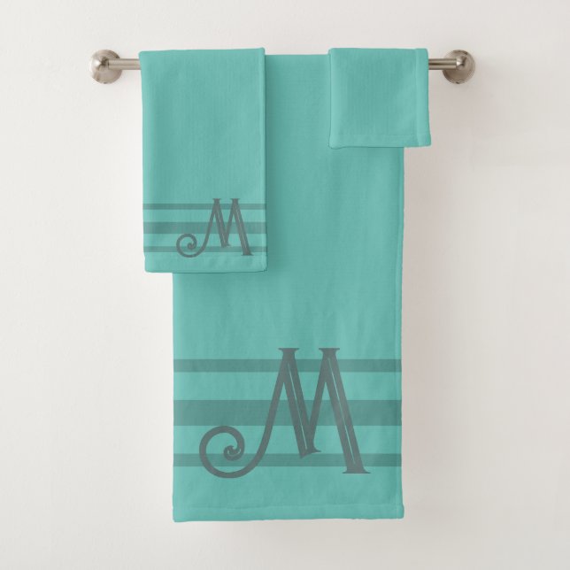 Conjunto de toalhas de banho personalizadas em for (Insitu)