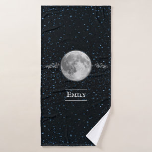 Conjunto de toalhas de banho personalizadas lunare