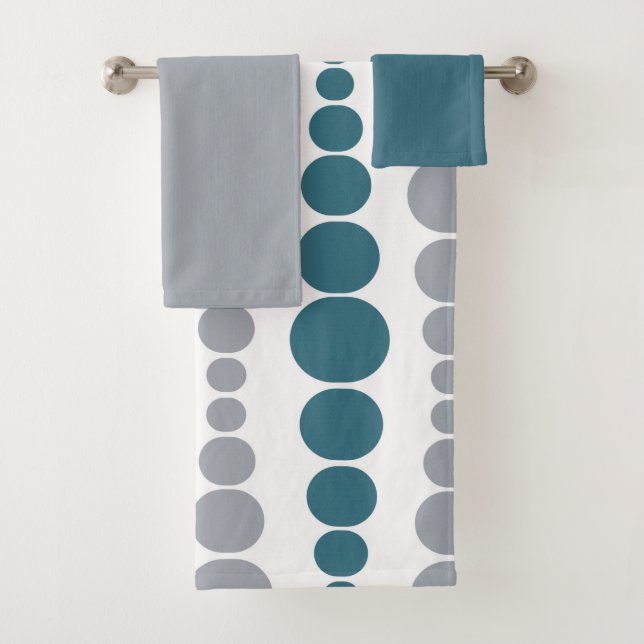 Conjunto de Toalhas de Banho Retângulo Moderno (Insitu)