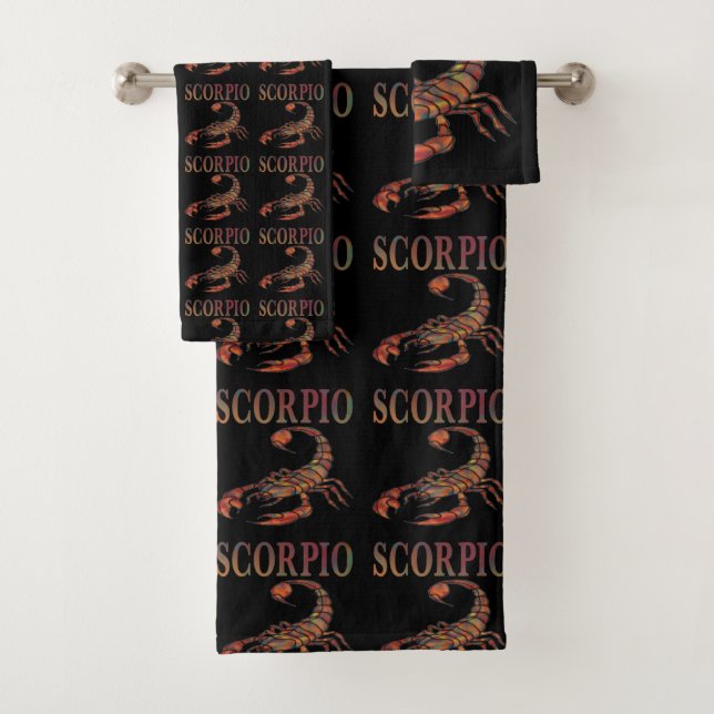 Conjunto de Toalhas de Banho Símbolo Zodiacal de E (Insitu)