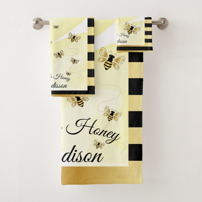 Conjunto de toalhas de banho Sweet as Honey (Insitu)