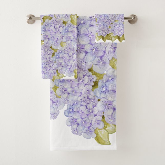 Conjunto de Toalhas de Banho Tons de Hortênsia Vio (Insitu)