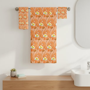 Conjunto de Toalhas de Banho Urso