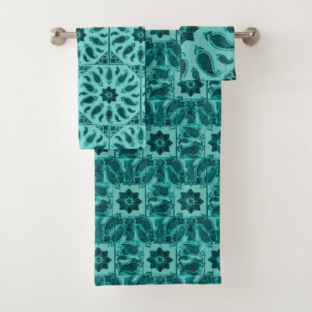 Conjunto de toalhas de banho Zocalo by megyarsh (Insitu)