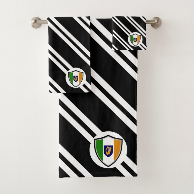 Conjunto de toalhas de banhos de banhos de bandeir (Insitu)