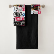Conjunto de Toalhas de Basquete
