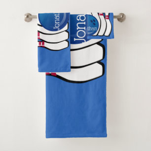 Conjunto de toalhas de Design da boliche