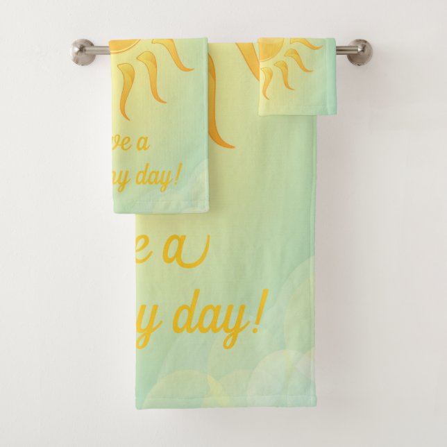 Conjunto de toalhas de Design da Sunshine (Insitu)