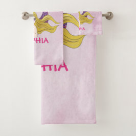 Conjunto de toalhas de Design de Mermaid