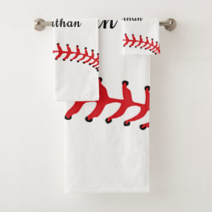 Conjunto de toalhas de Design de pintura de baseba