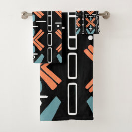 Conjunto de toalhas de Design étnico