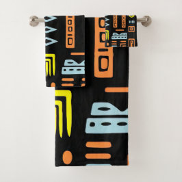 Conjunto de toalhas de Design étnico