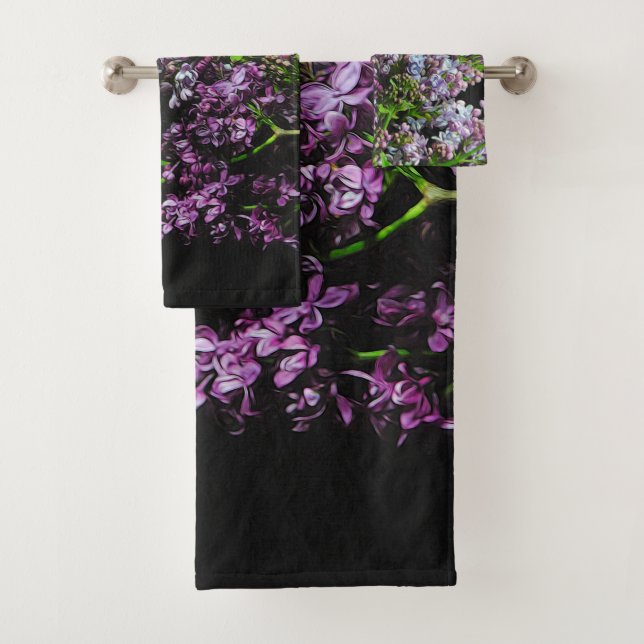Conjunto de toalhas de Lilacs (Insitu)
