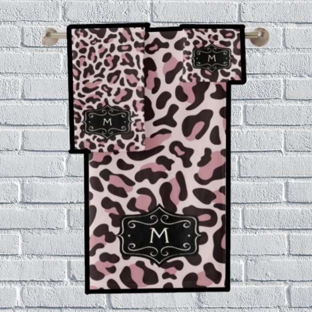 Conjunto de Toalhas de Luxo com Estampa de Leopard (Criador carregado)