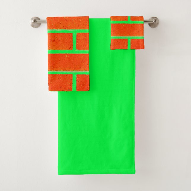 Conjunto de toalhas de parede de tijolos (Insitu)