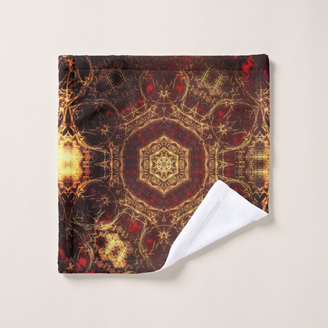 Conjunto de toalhas de tapete oriental (Pano de lavar)