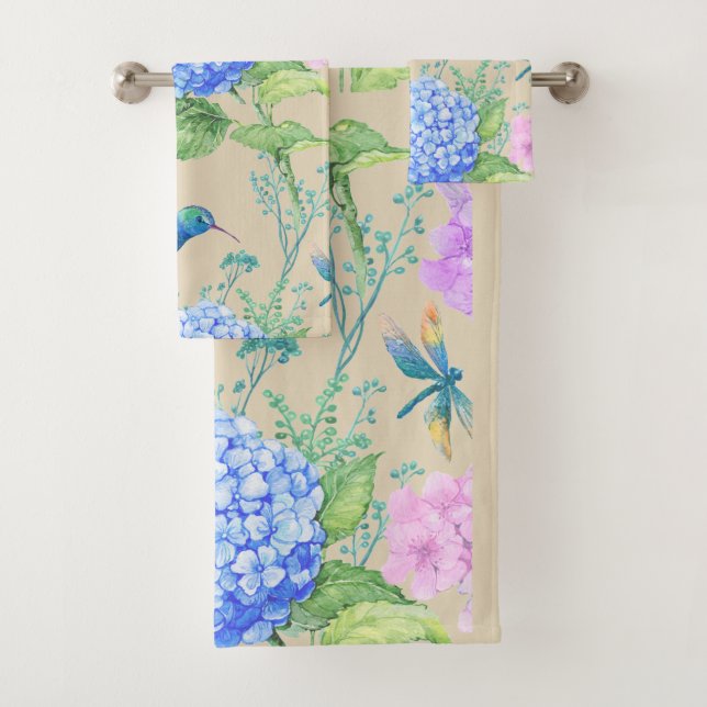 Conjunto de Toalhas de Verão Hydrangea (Insitu)
