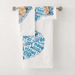 Conjunto De Toalhas Deaf-Hand