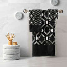 Deco Geométrico Preto e Branco Elegante