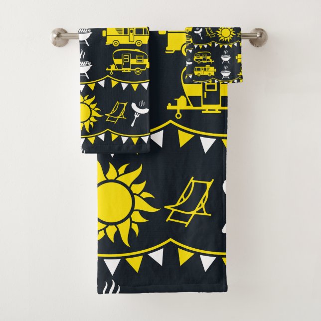 Conjunto De Toalhas Decoração de acampamento de Caravana (Insitu)