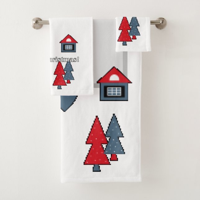 Conjunto De Toalhas decoração de Natal, presente (Insitu)