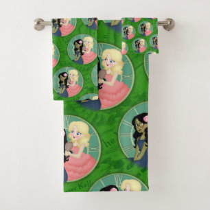 Conjunto De Toalhas defina lavar o verde
